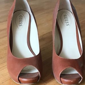 Guess platform heels
